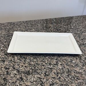 Cordon Bleu 18 by 11 White Serving Platter